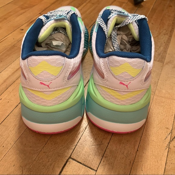 NEW PUMA RS-X3 WAVE RACER MULTI-COLOR MEN'S RUNNING WORKOUT SHOES SIZE 10 - Picture 5 of 9
